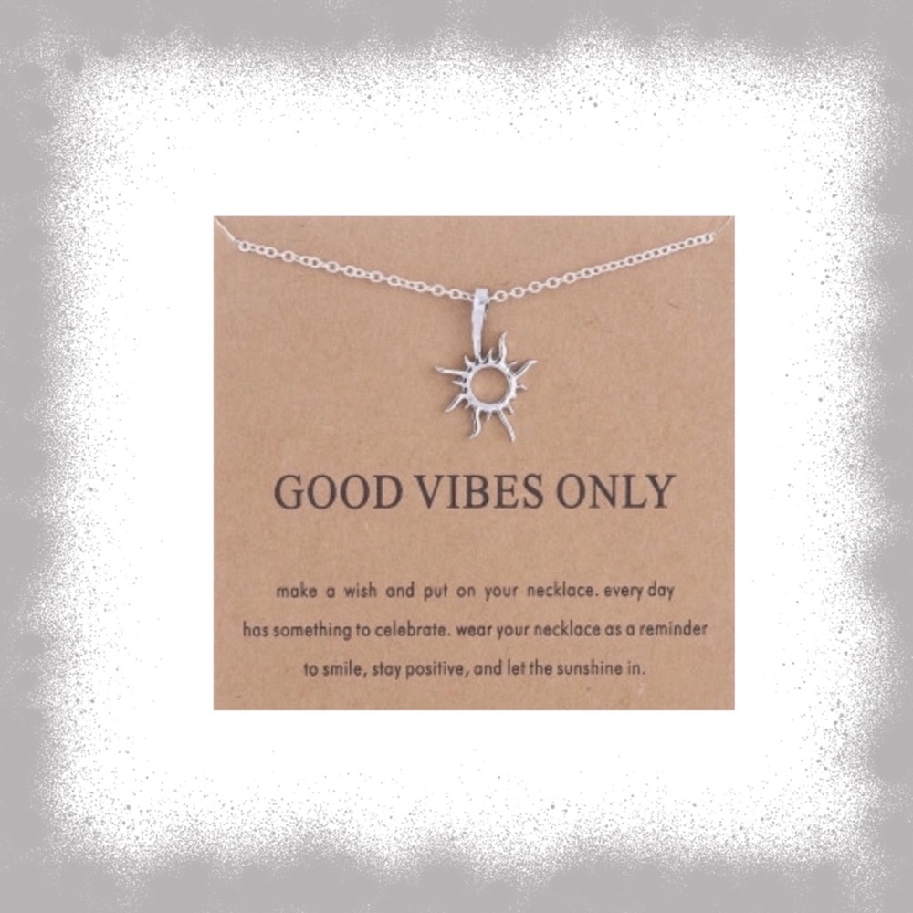 πHP ππSilver βGOOD VIBES ONLYβ - Picture 1 of 4